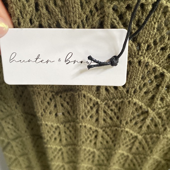 HUNTER & BROWN Women’s Knit Green Maxi Dress Size Small - Picture 6 of 7